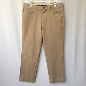 EUC Lands End Tan Chinos Sz 8P